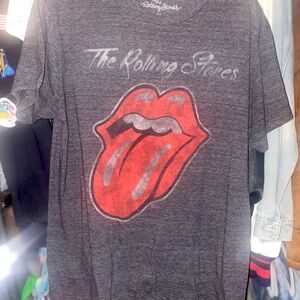 The Rolling Stones Heather Gray Tee
